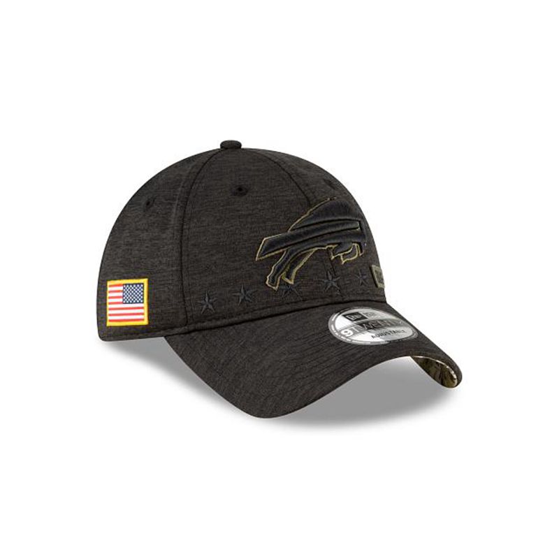 NFL Buffalo Bills Salute To Service 9Twenty Adjustable (VXQ7279) - Black New Era Caps